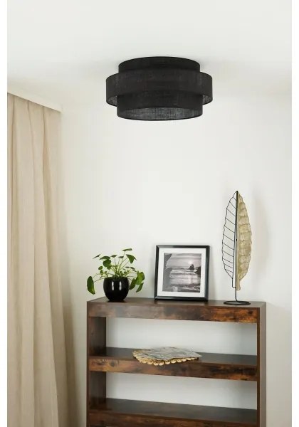 Plafonieră Brilagi SPACE YUTE LED/12W/230V d. 50 cm negru