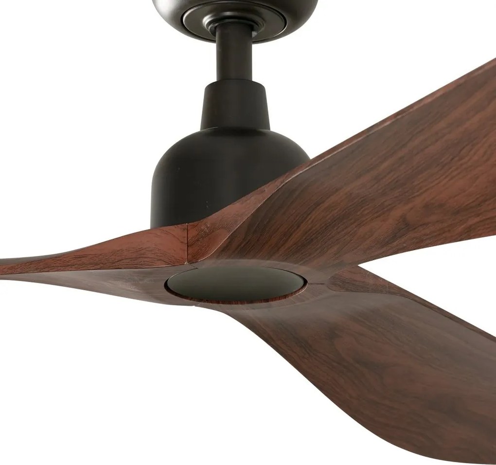 Ventilator tavan de exterior smart sistem TUYA si telecomanda IP44 OUTWOOD L maro/nuc