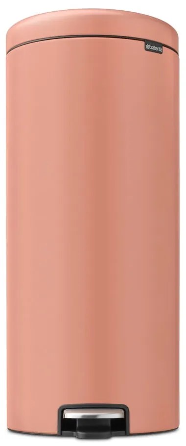 Coș de gunoi somon cu pedală din oțel 30 l NewIcon – Brabantia