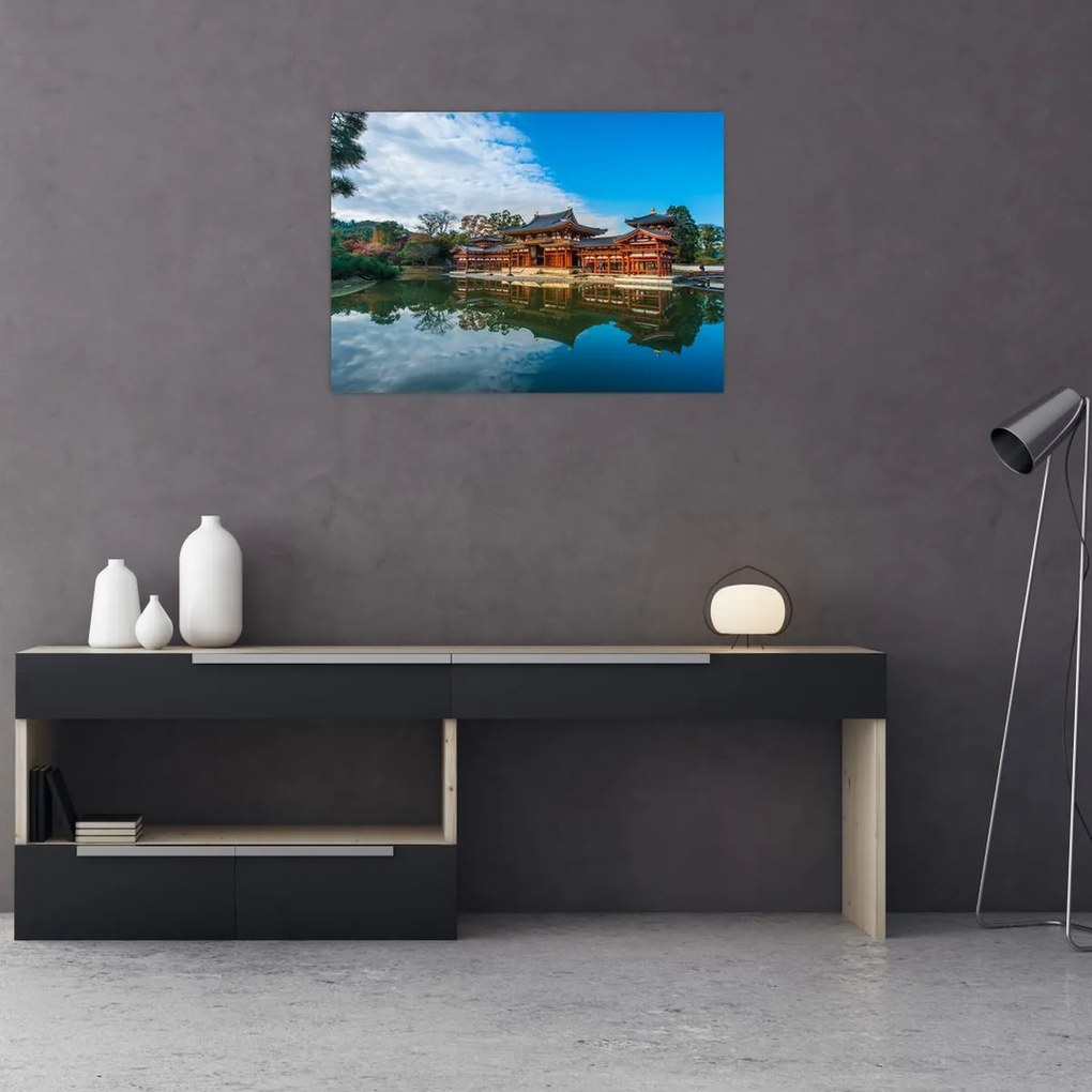 Tablou - Templul Byodo-in, Japonia (70x50 cm)
