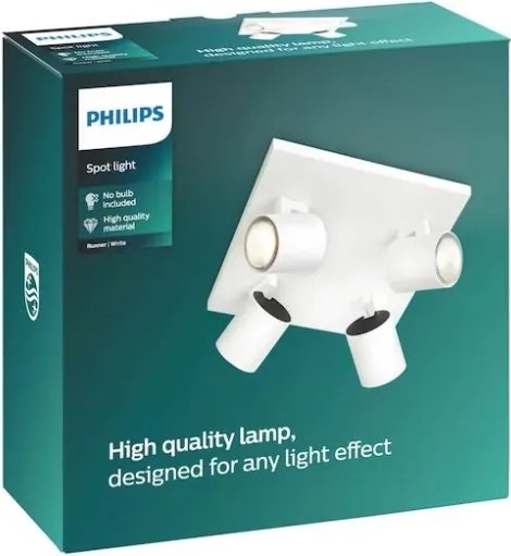 Philips - Spot LED RGBW dimabil RUNNER 4xGU10/6,5W/230V alb