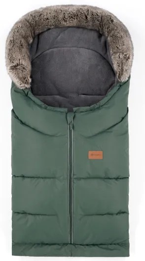 SET sac pentru cărucior 4 în 1 PETITE&MARS ARCTIC + mănuși pentru cărucior Veritable Khaki