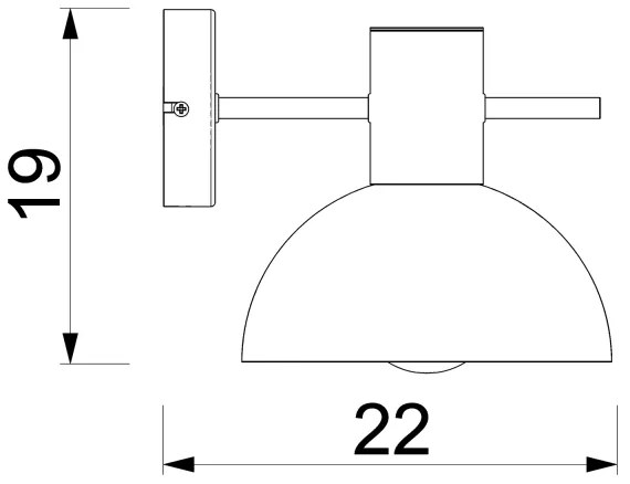 Lampă de perete ESTATE MINI 1xE27/15W/230V verde