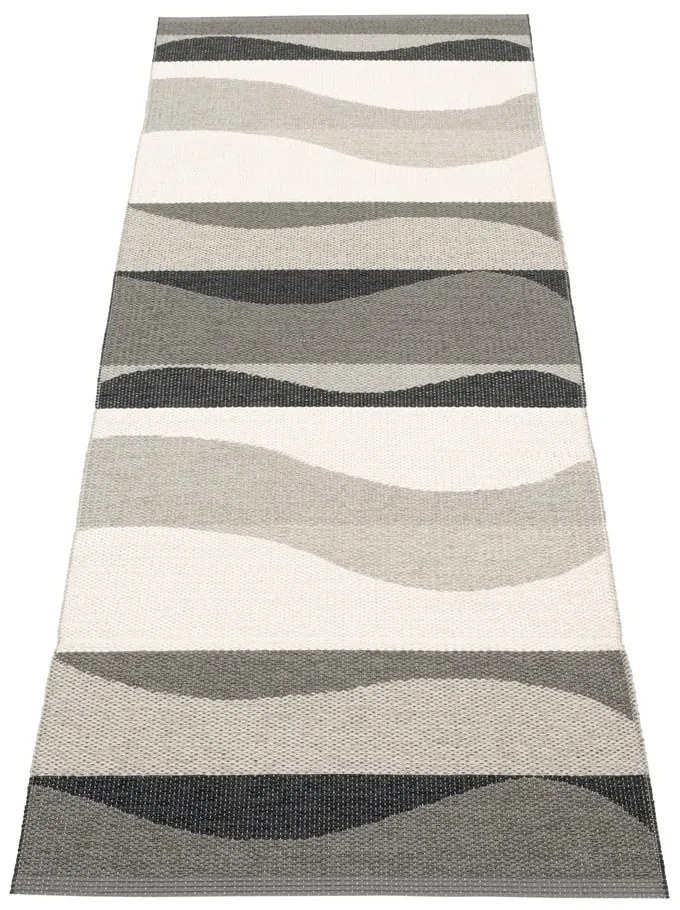 Covor tip traversă pentru interior și exterior gri 70x200 cm Urvi Metal – Pappelina
