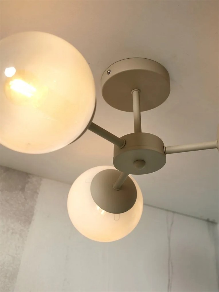 Lustra aplicata design modern minimalist Aspen 3L gradient/alb