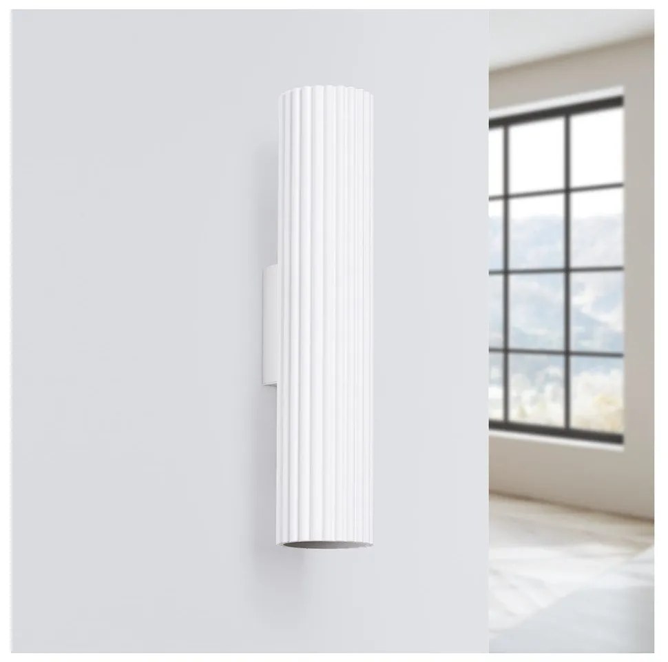 Aplică de perete albă Gleam – Sollux