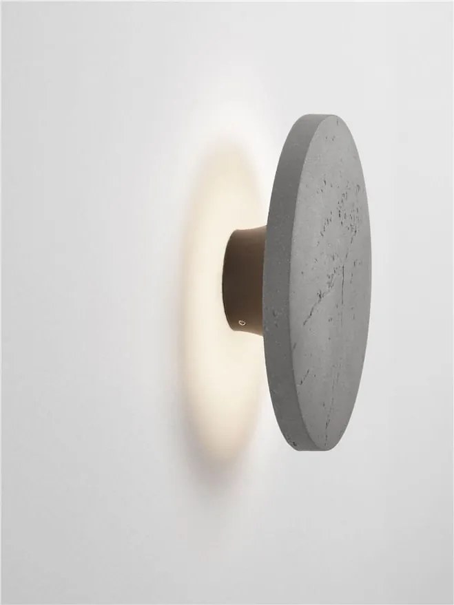 Aplica din ciment iluminat exterior LED IP65 CERLER gri