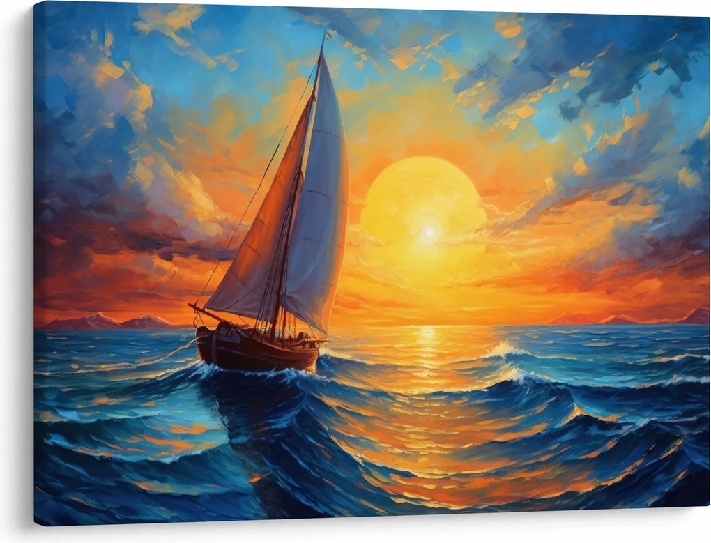 Tablou - Sailboats (70x50 cm)