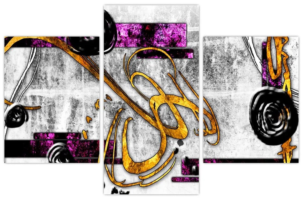Tablou abstracției (90x60 cm)