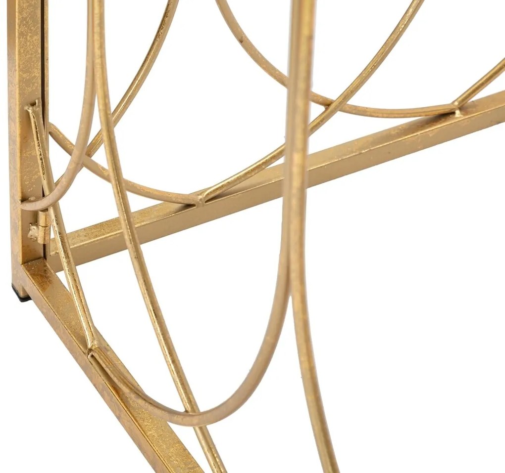 Consola Arab, Mauro Ferretti, 96.5x41x78 cm, fier, auriu