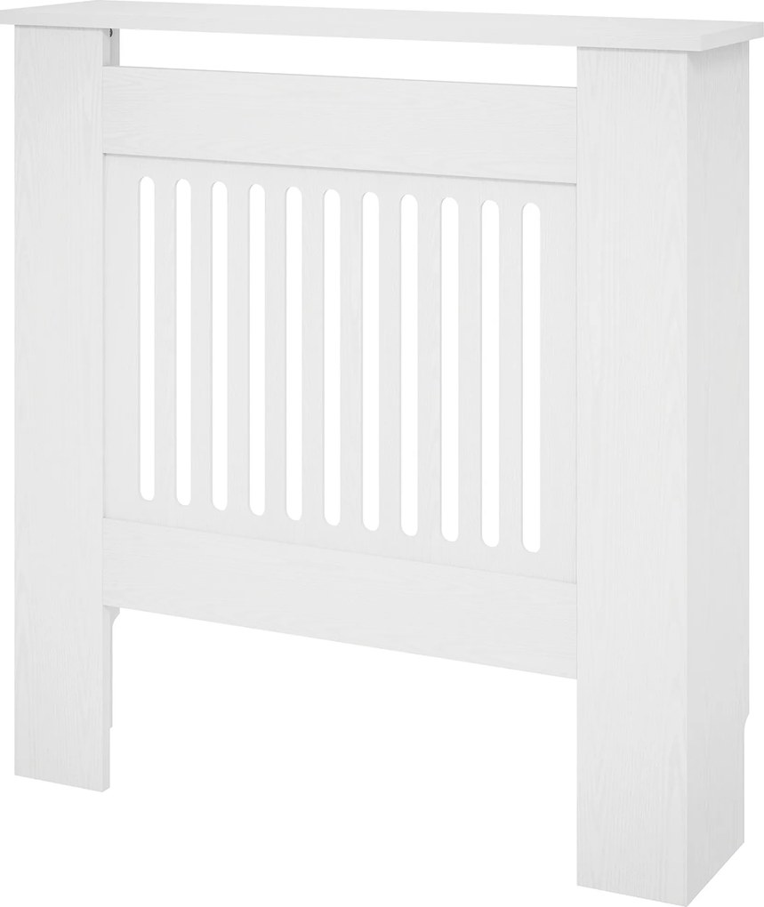 HOMCOM Copertă de Ventilație, Copertă de Căldură, 78 x 19 x 81 cm, Copertă de Căldură pentru Dormitor, Sufragerie, MDF, Alb | Aosom Romania