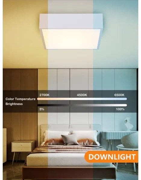 Plafonieră LED dimabilă Immax NEO 07238L CANTO 22W/230V alb Tuya + telecomandă