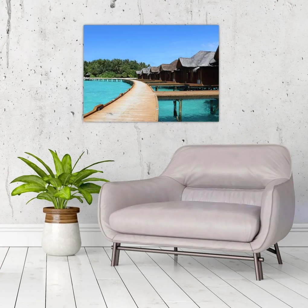 Tablou cu Maledive (70x50 cm)