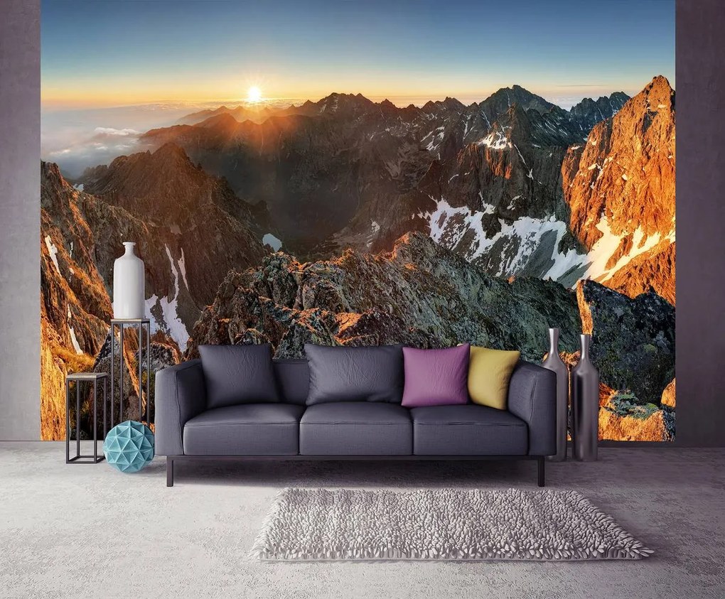 Fototapet - Rysy- Munții Tatra din Slovacia (152,5x104 cm)
