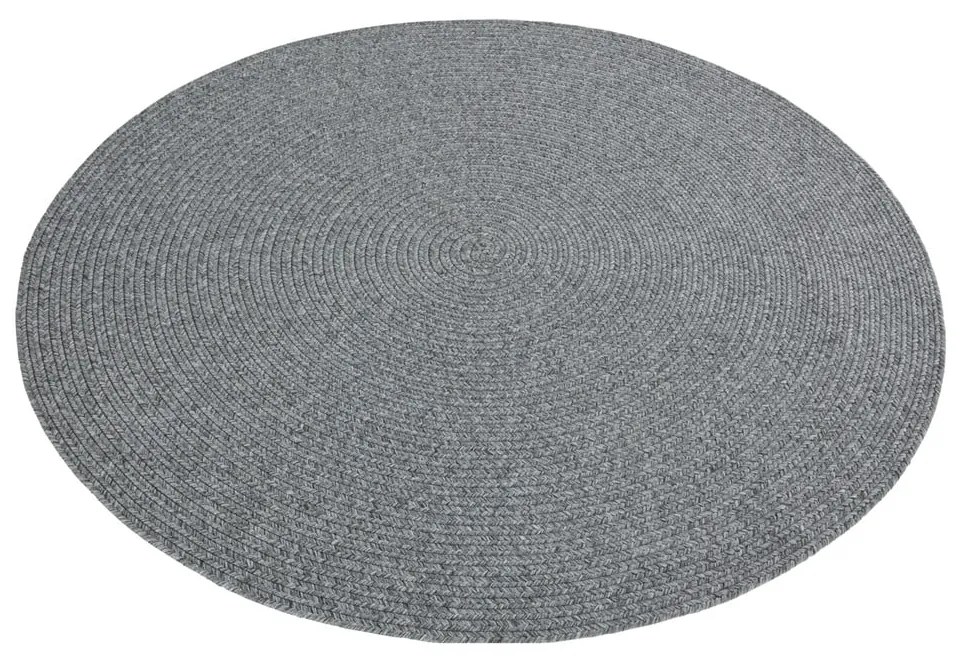 Covor gri rotund de exterior ø 200 cm - NORTHRUGS