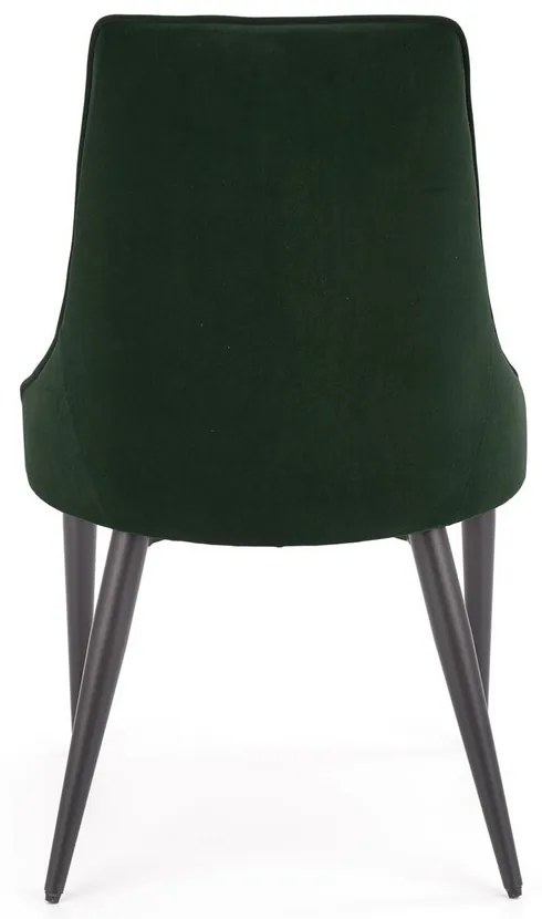 Scaun de bucaterie Marien, verde/negru