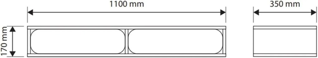 MAC3 - Masuta Consola suspendata crem, 90 / 110 cm, masa de toaleta cu 1 / 2 sertar(e), cosmetica machiaj, vanity