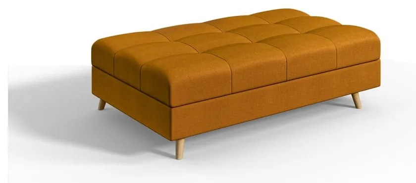 Taburet galben muștar Ariella – Ropez