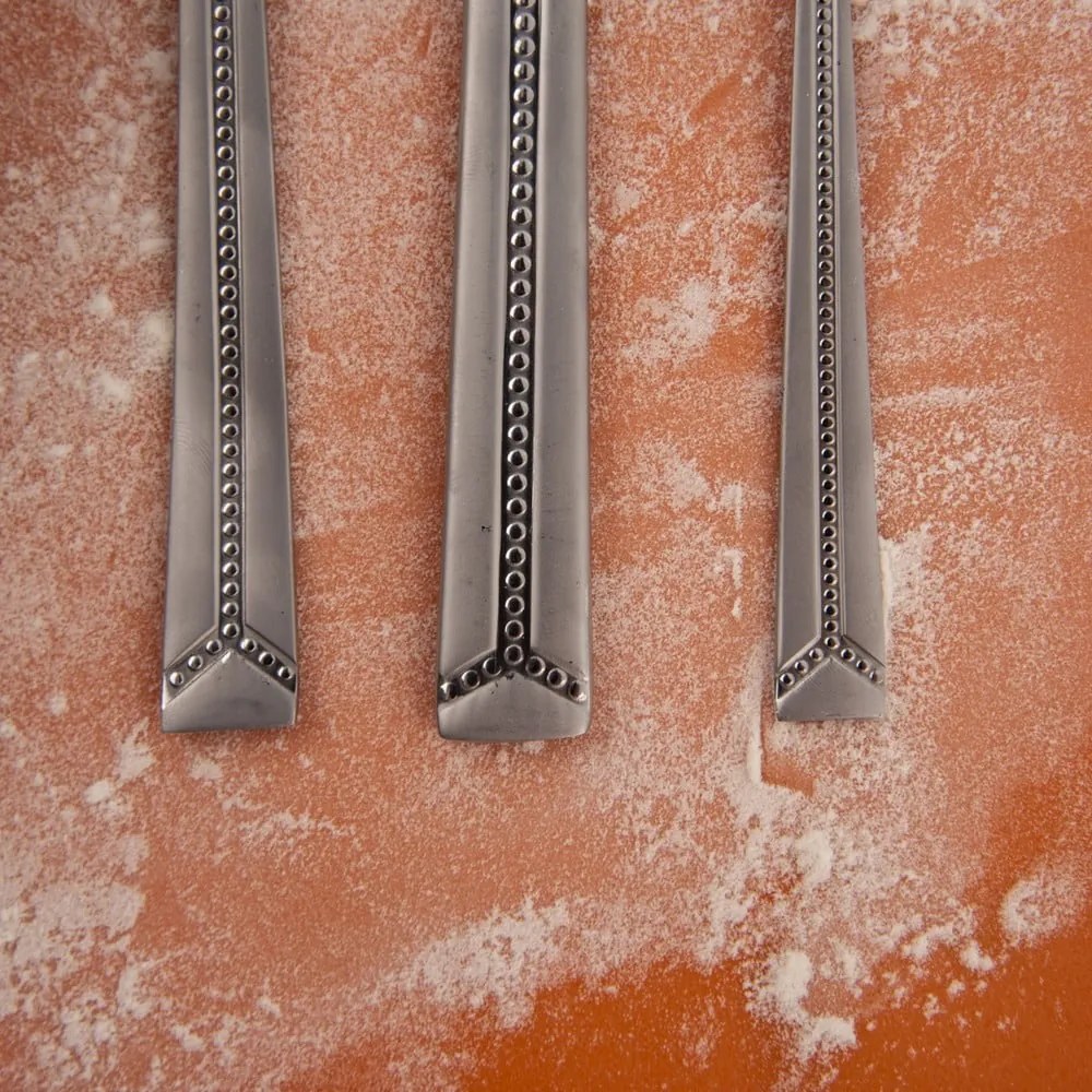 Tacâmuri argintii din oțel inoxidabil 24 buc. Bright – Orion