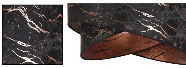 Lustră pe tijă 1xE27/60W/230V negru/cupru