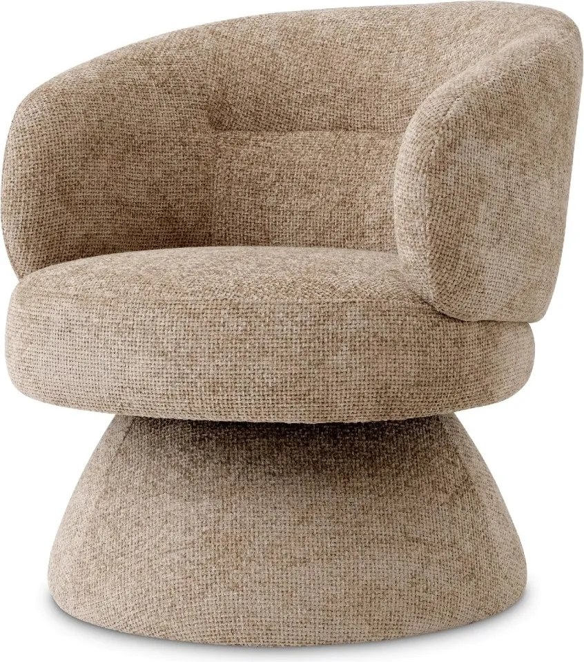 Scaun pivotant design elegant LUX Liberty, Lyssa sand