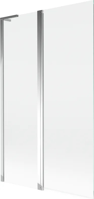Mexen Mist L paravan cadă cu 2 panouri 110 x 150 cm, transparent, crom - 8A9L-110-011-01-00