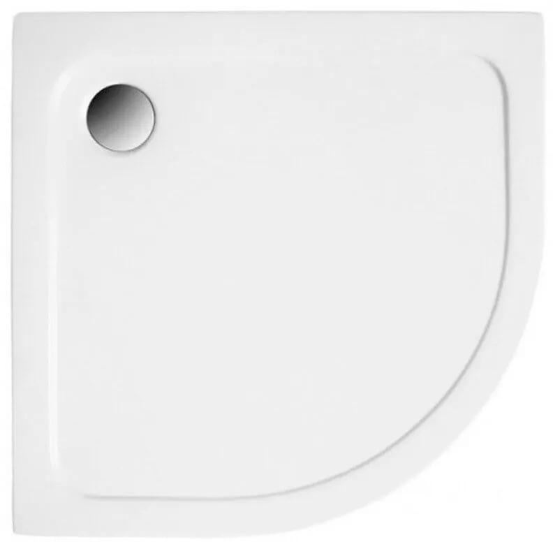 Polimat Standard cădiță de duș semirotundă 90x90 cm alb 00781