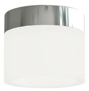 Mini Plafoniera LED pentru baie CONGO crom/alb