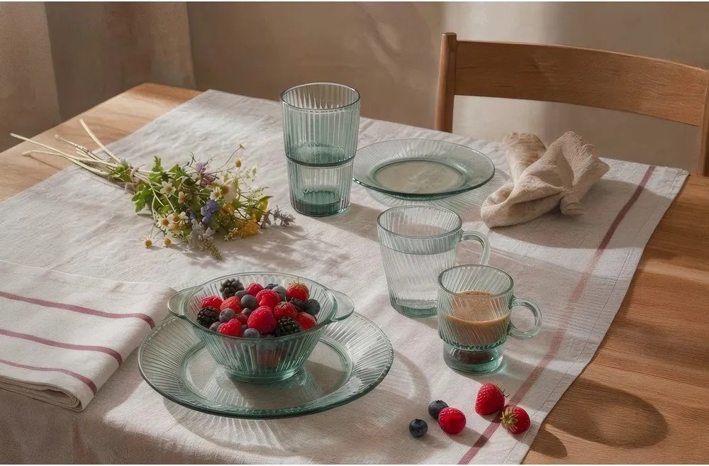 Cană verde din sticlă 310 ml Verde – Orion