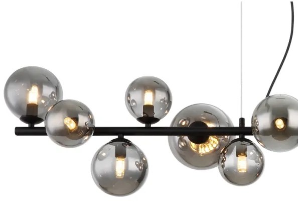 Lustră LED pe cablu Globo 56133-13H RIHA 13xG9/3,5W/230V fumuriu/negru