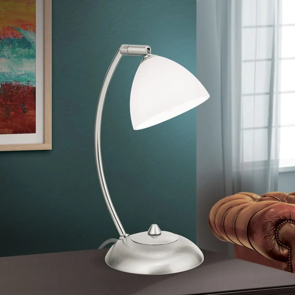 Lampa de masa design modern OPALDESIGN, satin