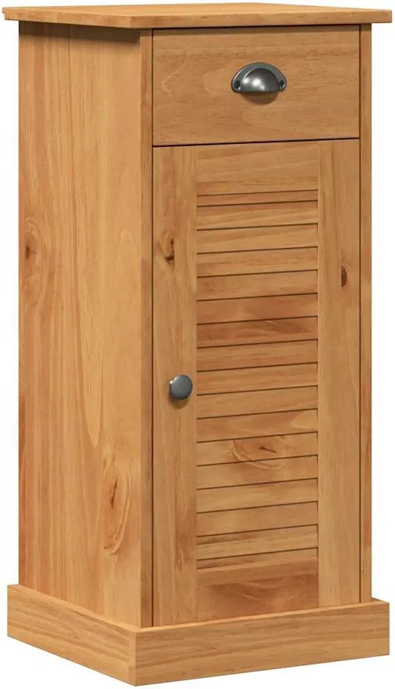 vidaXL Dulap de Baie cu raft VIGO Maro și Maro Miere 37,5 x 34 x 80 cm