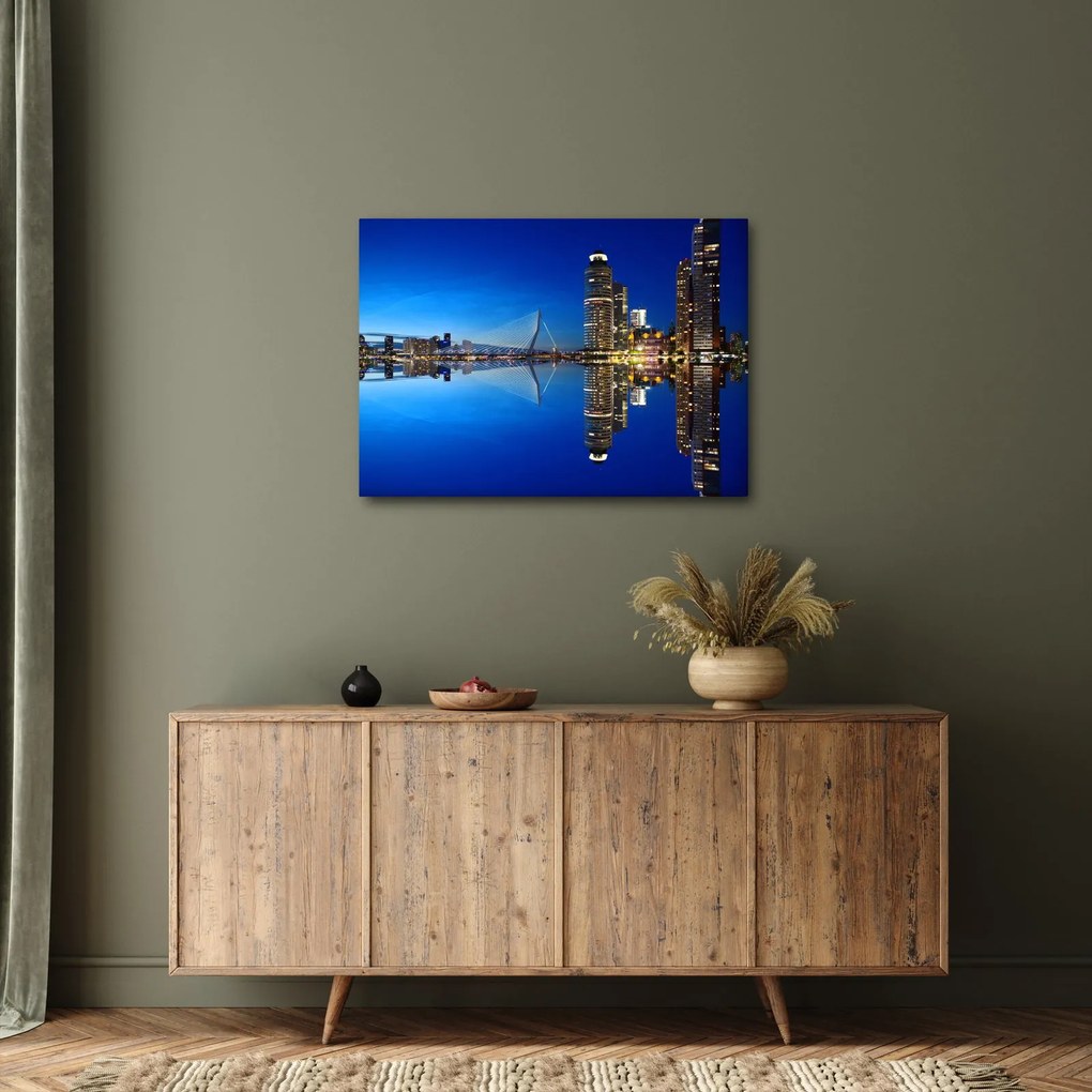 Tablou - Rotterdam nocturn (70x50 cm)