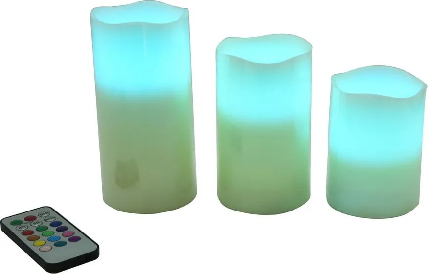 Lumânări LED 3 buc. (înălțime 10 cm) – Hilight