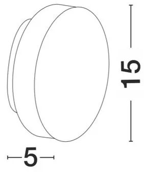 Aplica LED ambientala de exterior IP54 SUITE neagra NVL-9297191