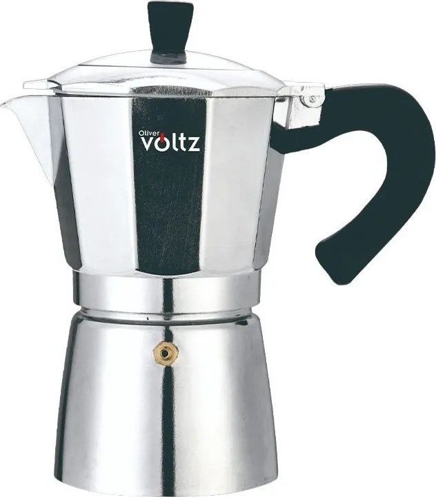 Aparat de cafea cubanez Oliver Voltz Florence OV51173J6, 6 cești, 300 ml, supapă de siguranță, oțel inoxidabil