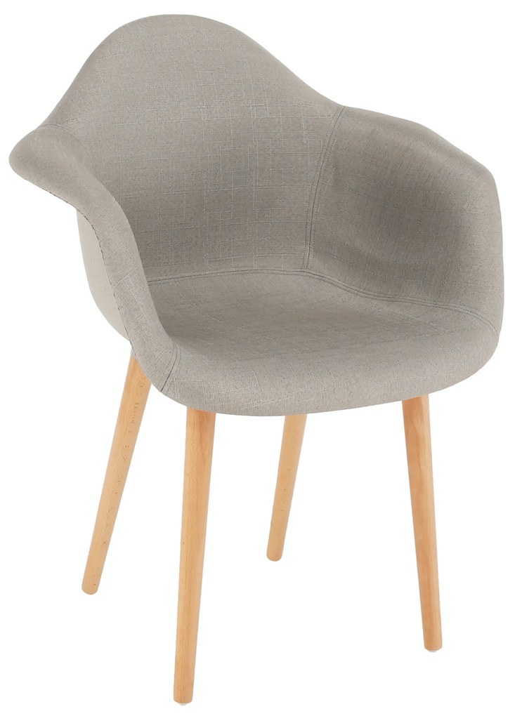 Fotoliu de design, gri/fag, KADIR NEW TIP 4
