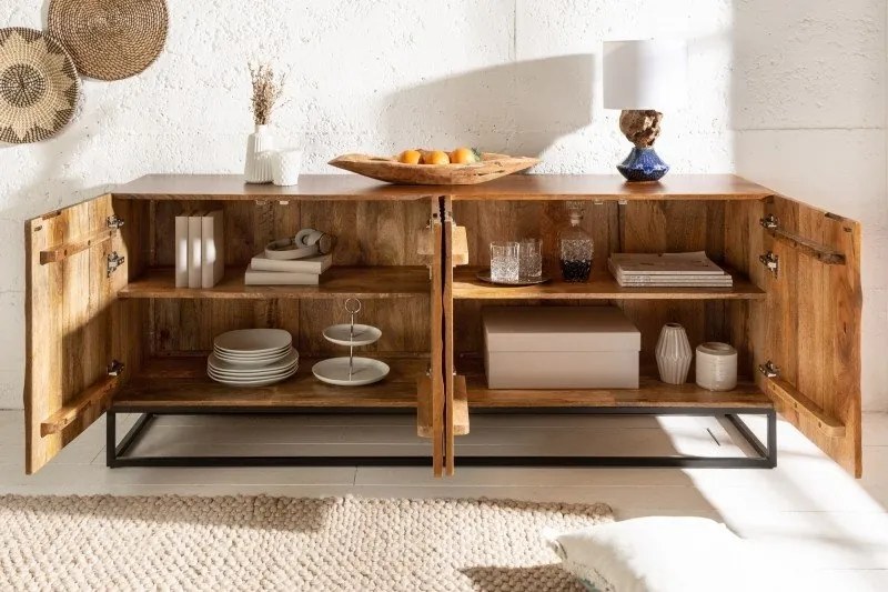 Comoda din lemn Scorpion 177cm Mango maro