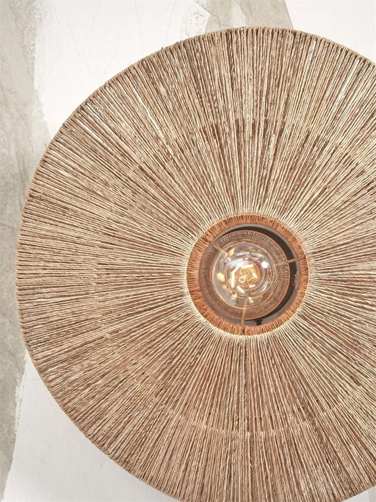 Aplica de perete eco din iuta Iguazu S disc 40cm, nat