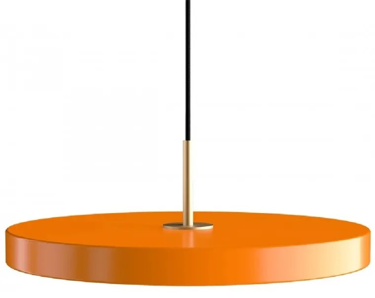 Lustra LED design scandinav Asteria medium - orange/ auriu