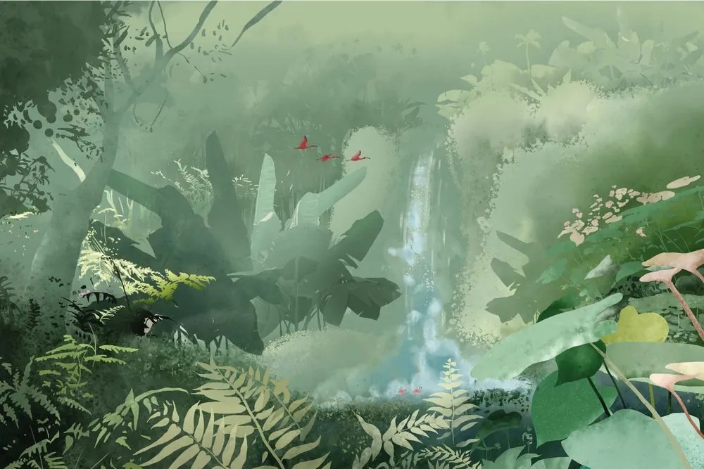 Tapet farmecul junglei neatinse