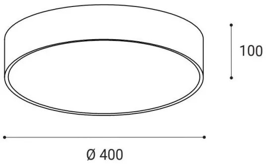 Plafonieră LED MONO LED/30W/230V 3000K/4000K negru LED2