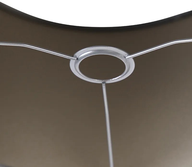 Abajur din catifea gri 35/35/20