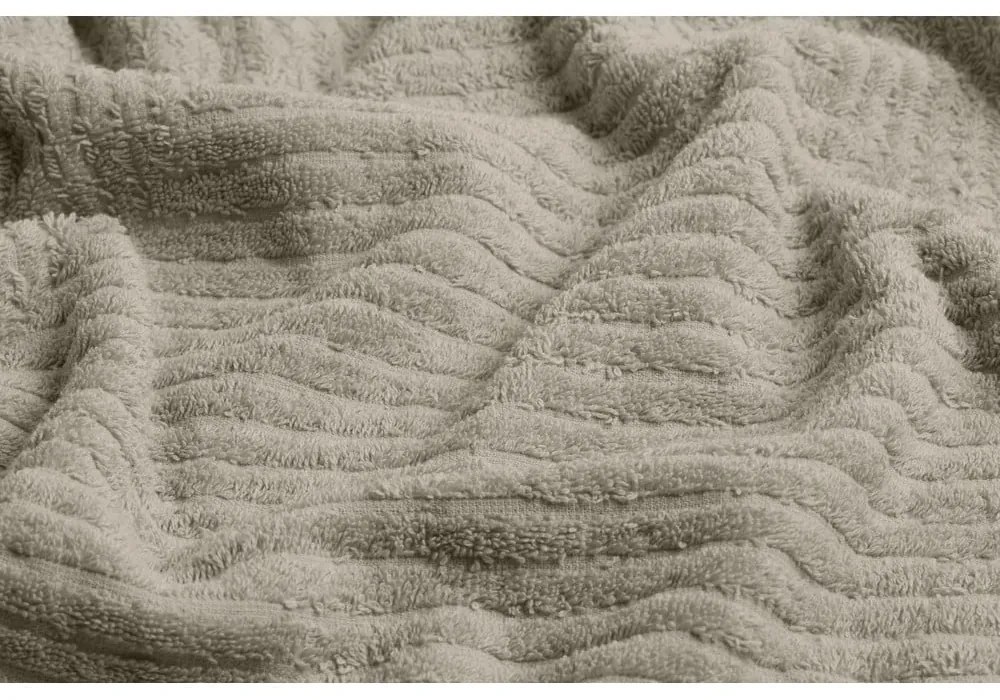 Prosoape de baie bej 2 buc. din bumbac - Foutastic