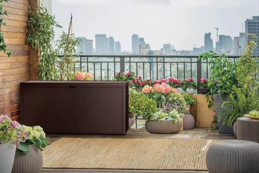 Box de depozitare EMILY 270 L, maro.