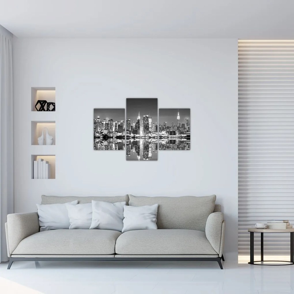 Tablou - New York, alb-negru (90x60 cm)