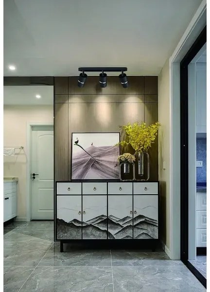 Spot BAMBOO 3xGU10/10W/230V negru