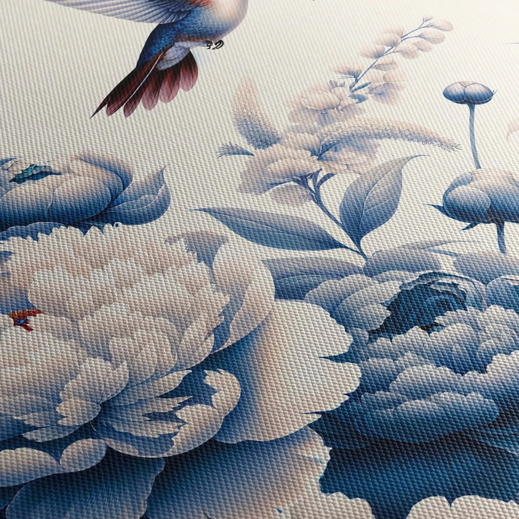 Tablou - Colibri deasupra florii (150x105 cm)