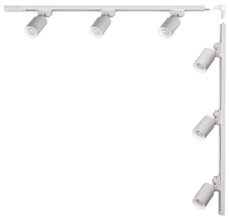 Zuma Line 3567 - Spot pe șină TORE 6xGU10/35W/230V alb