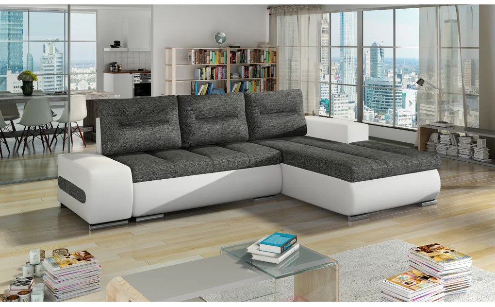 Supermobel Colțar extensibil OTTAVIO, 275x85x180, sawana 05/soft 17, colţ dreapta